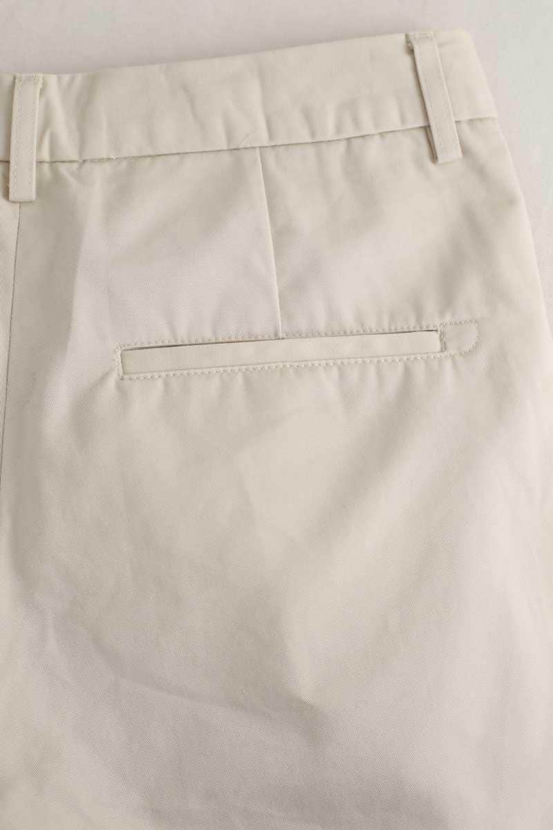 Pantalon droit Closed Ecru en Coton