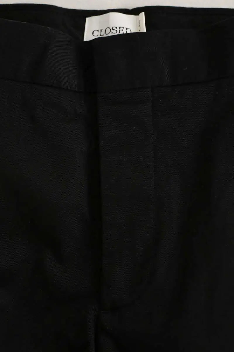 Pantalon droit Closed Noir en Coton