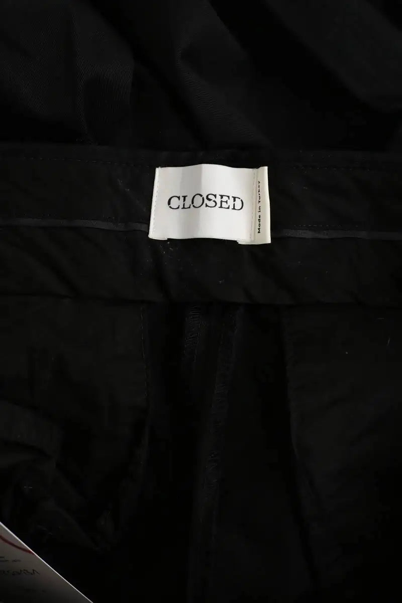 Pantalon droit Closed Noir en Coton