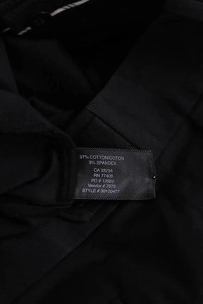 Pantalon droit Club Monaco Noir en Coton