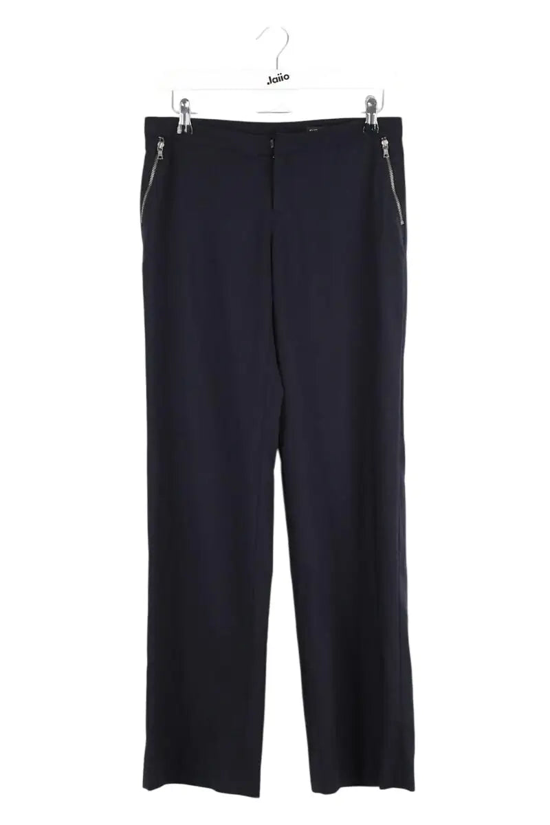 Pantalon droit Club Monaco Noir en Laine, taille XS - Seconde Main