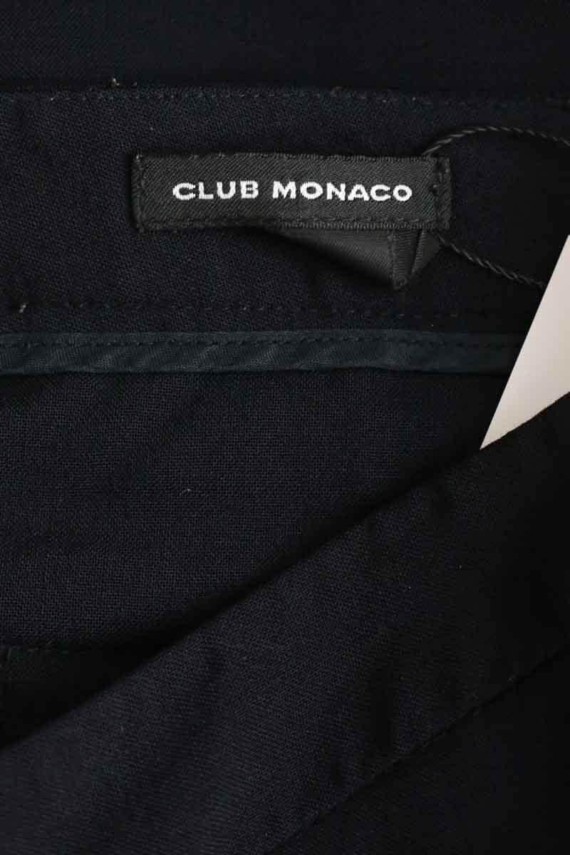 Pantalon droit Club Monaco Noir en Laine