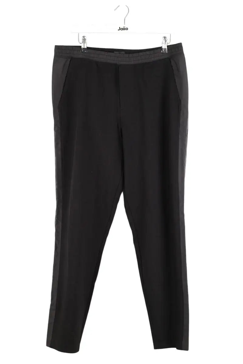 Pantalon droit Club Monaco Noir en Viscose, taille L - Seconde Main
