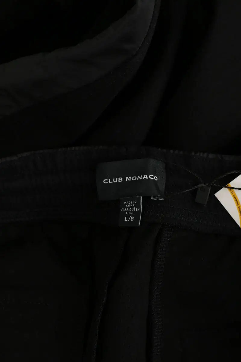 Pantalon droit Club Monaco Noir en Viscose