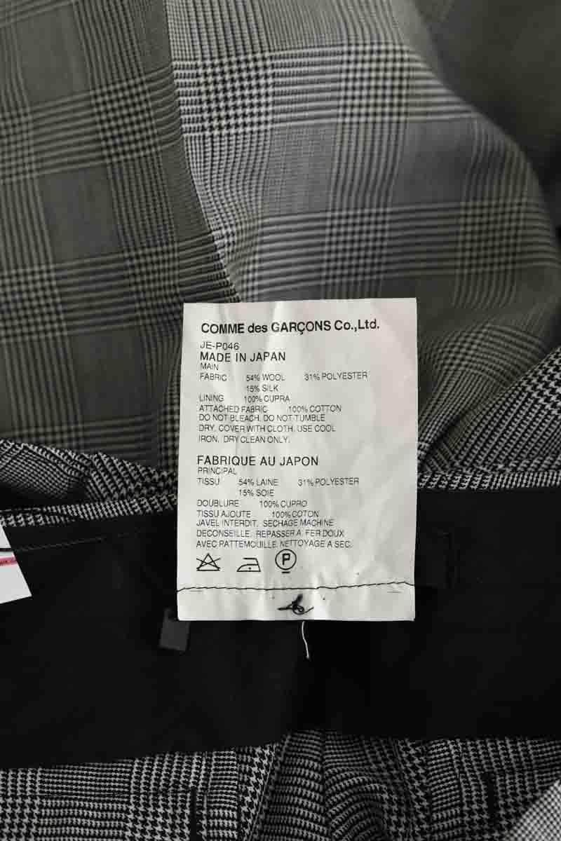Pantalon droit Comme Des Garçons Gris en Laine