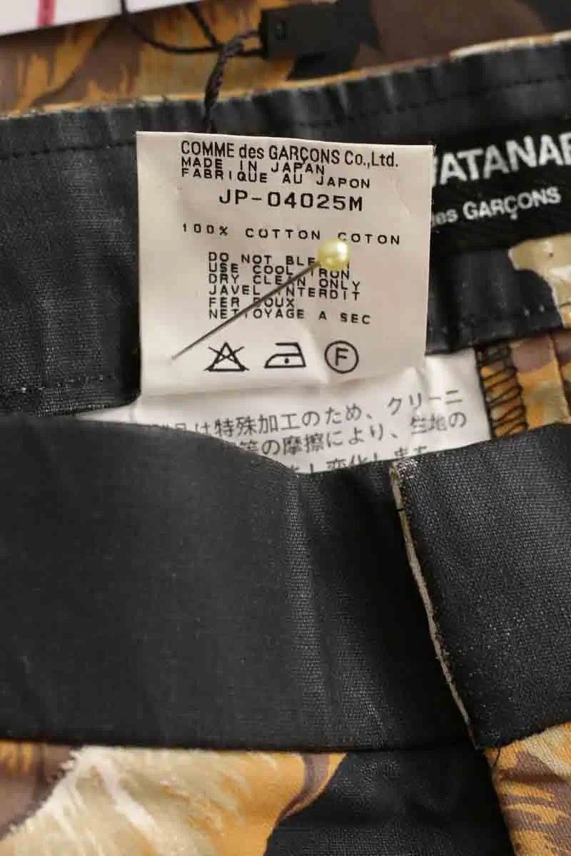 Pantalon droit Comme Des Garçons Multicolore en Coton