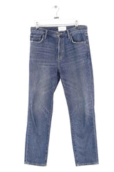 Pantalon droit Current Elliott Bleu en Coton, taille M - Seconde Main