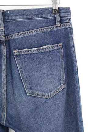 Pantalon droit Current Elliott Bleu en Coton