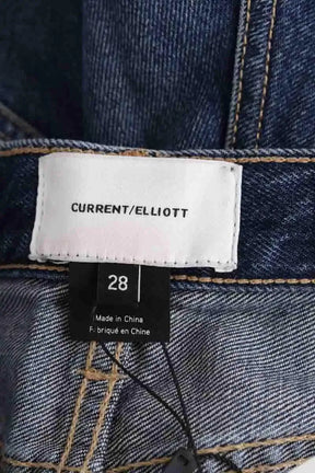 Pantalon droit Current Elliott Bleu en Coton
