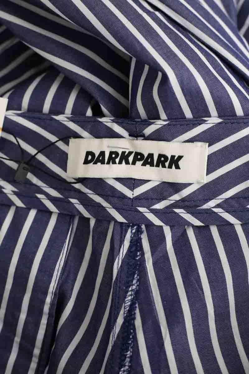 Pantalon droit Darkpark Bleu en Coton