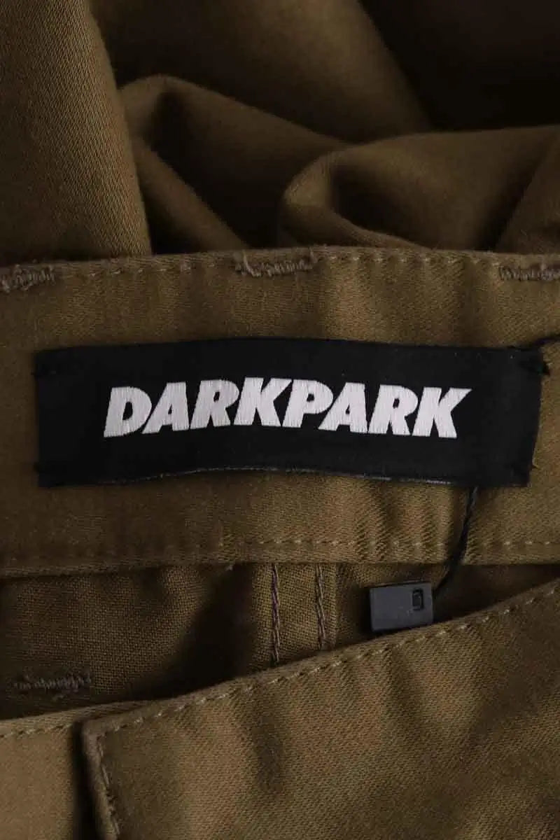 Pantalon droit Darkpark Kaki en Coton