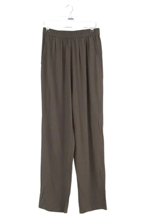 Pantalon droit Des Petits Hauts Soka Kaki en Viscose, taille M - Seconde Main
