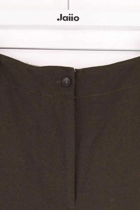 Pantalon droit Diega Kaki en Laine