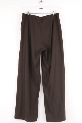 Pantalon droit Diega Kaki en Laine
