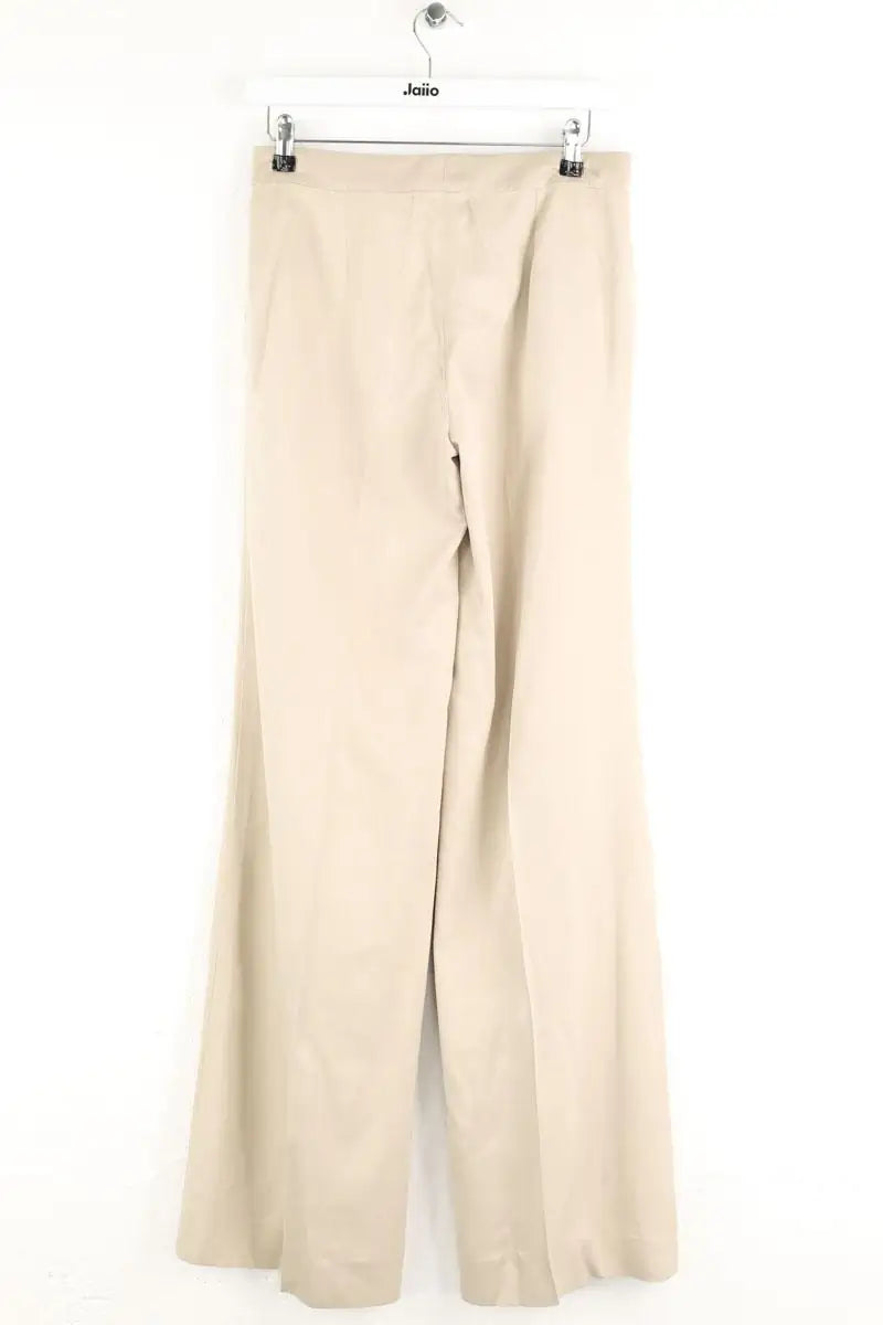 Pantalon droit Dior Kaki en Soie