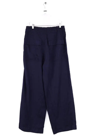 Pantalon droit Dries Van Noten Bleu en Synthétique