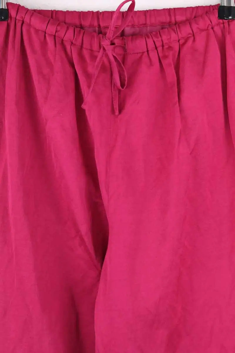 Pantalon droit Dries Van Noten Rose en Coton