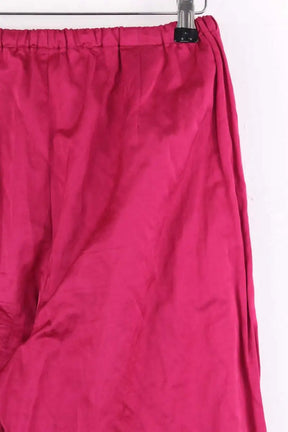 Pantalon droit Dries Van Noten Rose en Coton