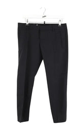 Pantalon droit Dsquared2 Noir en Laine, taille S - Seconde Main