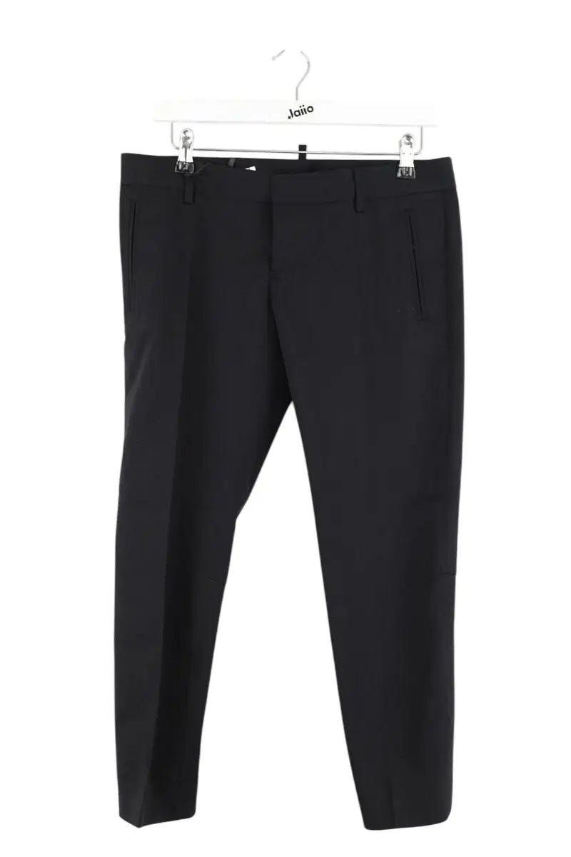 Pantalon droit Dsquared2 Noir en Laine, taille S - Seconde Main
