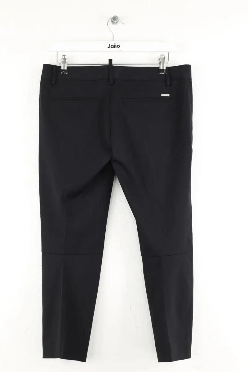 Pantalon droit Dsquared2 Noir en Laine