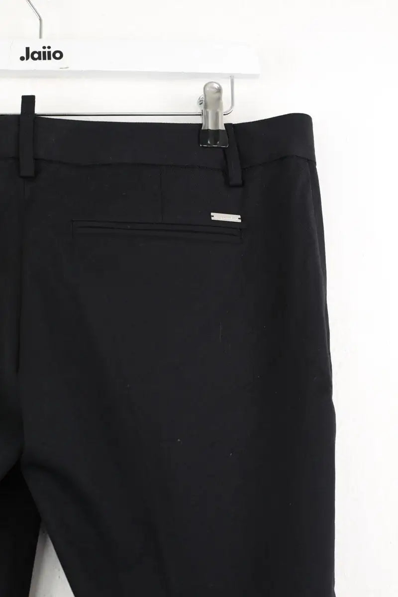 Pantalon droit Dsquared2 Noir en Laine