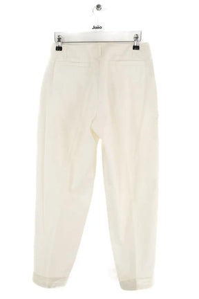 Pantalon droit Emporio Armani Ecru en Coton