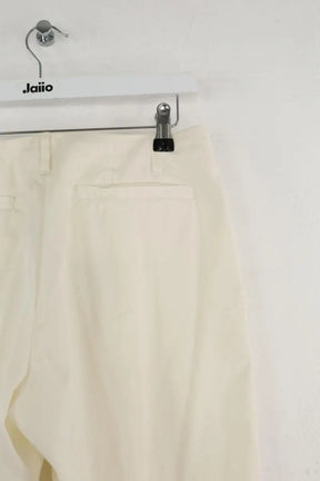 Pantalon droit Emporio Armani Ecru en Coton