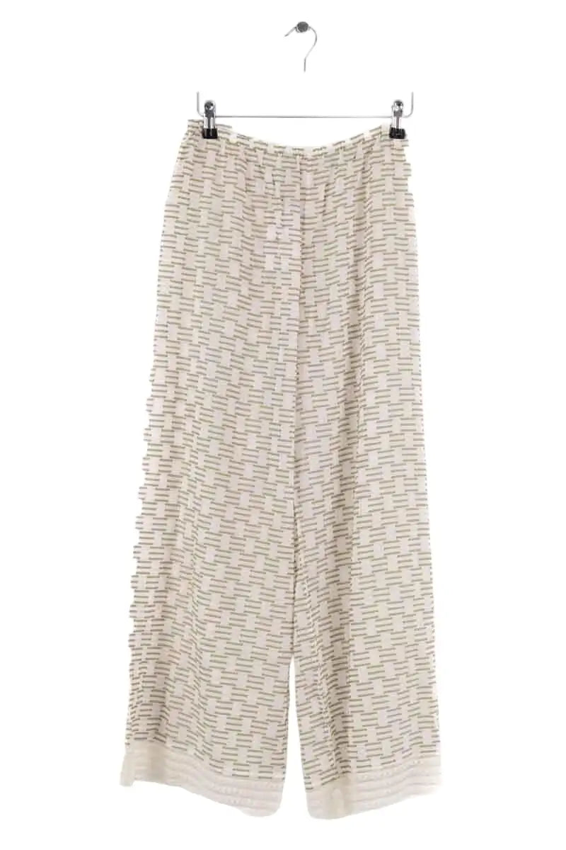 Pantalon droit Eres Blanc en Coton, taille S - Seconde Main
