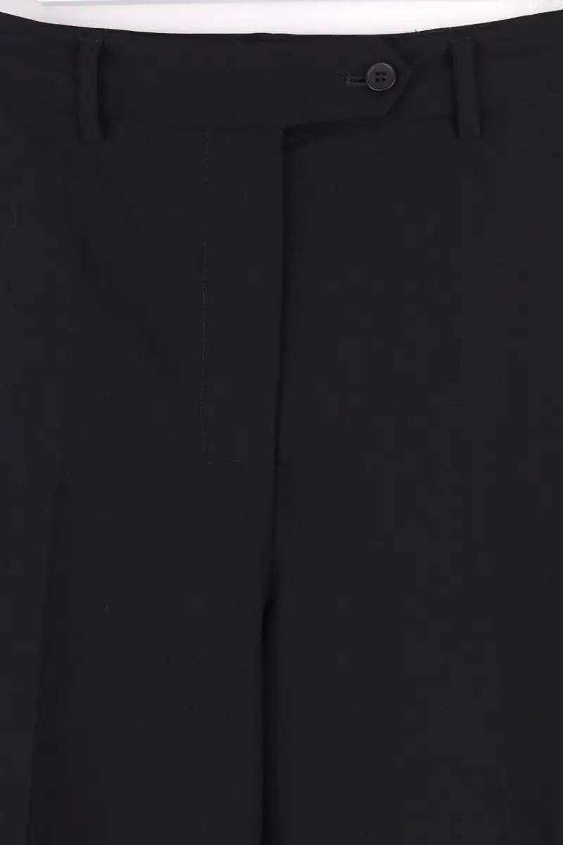 Pantalon droit Ermanno Scervino Noir en Synthétique