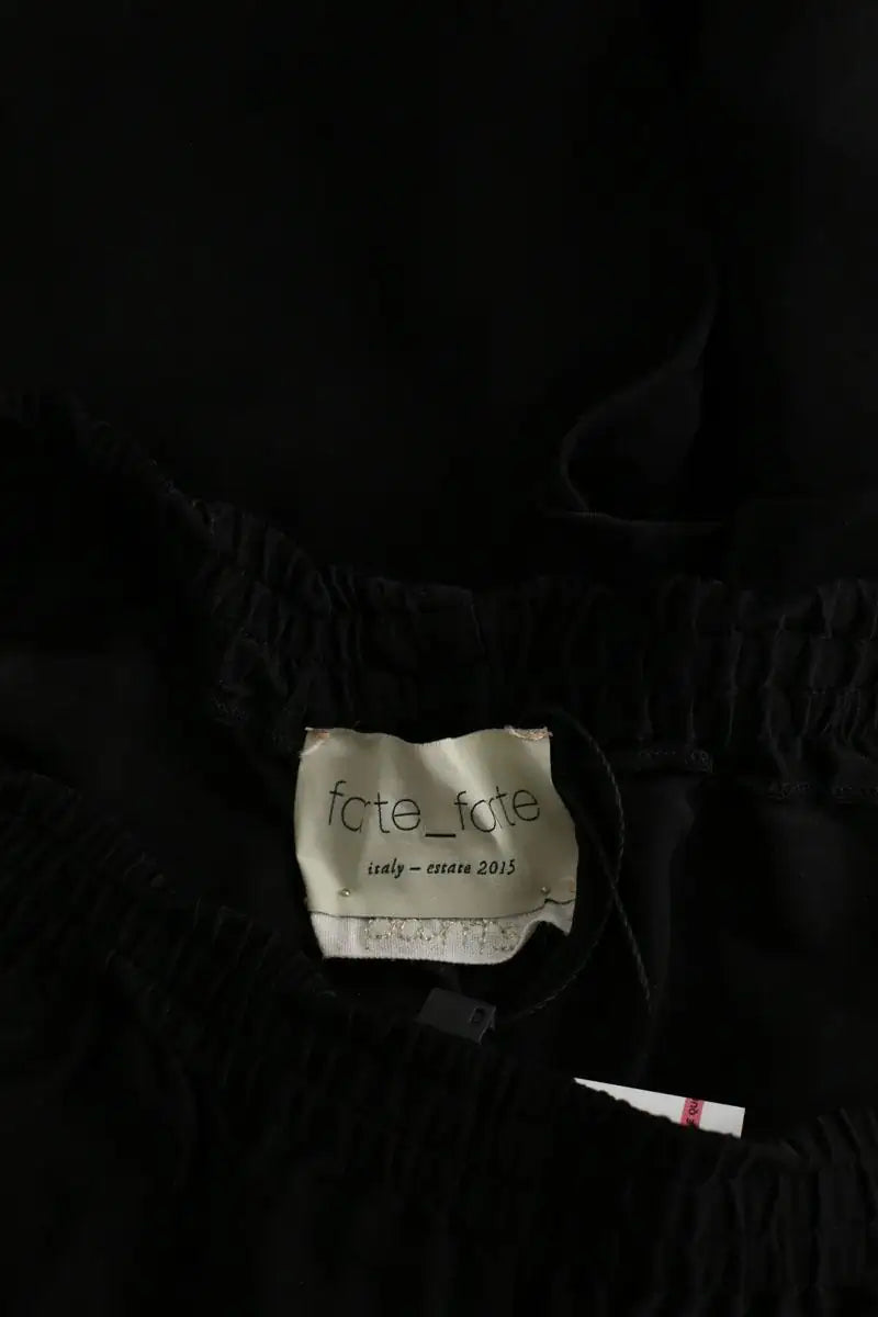 Pantalon droit Forte_Forte Noir en Viscose