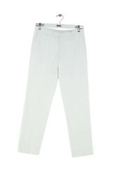 Pantalon droit Fursac Blanc en Coton, taille S - Seconde Main