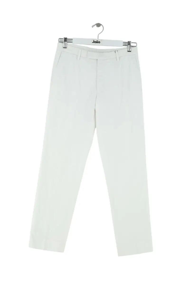 Pantalon droit Fursac Blanc en Coton, taille S - Seconde Main