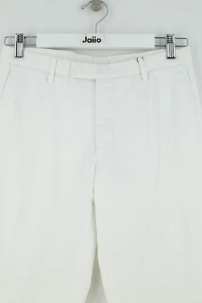 Pantalon droit Fursac Blanc en Coton