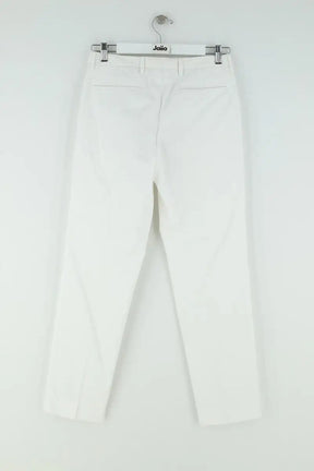 Pantalon droit Fursac Blanc en Coton