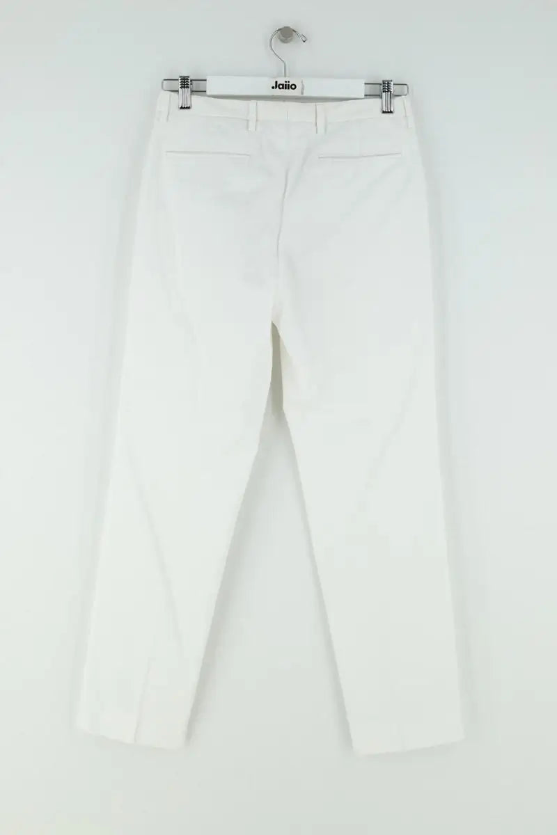 Pantalon droit Fursac Blanc en Coton