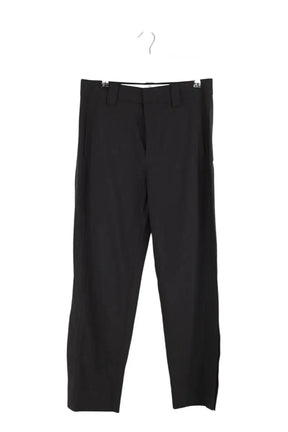 Pantalon droit Ganni Noir en Polyester, taille S - Seconde Main