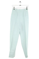 Pantalon droit Gerard Darel Bleu en Lin, taille S - Seconde Main