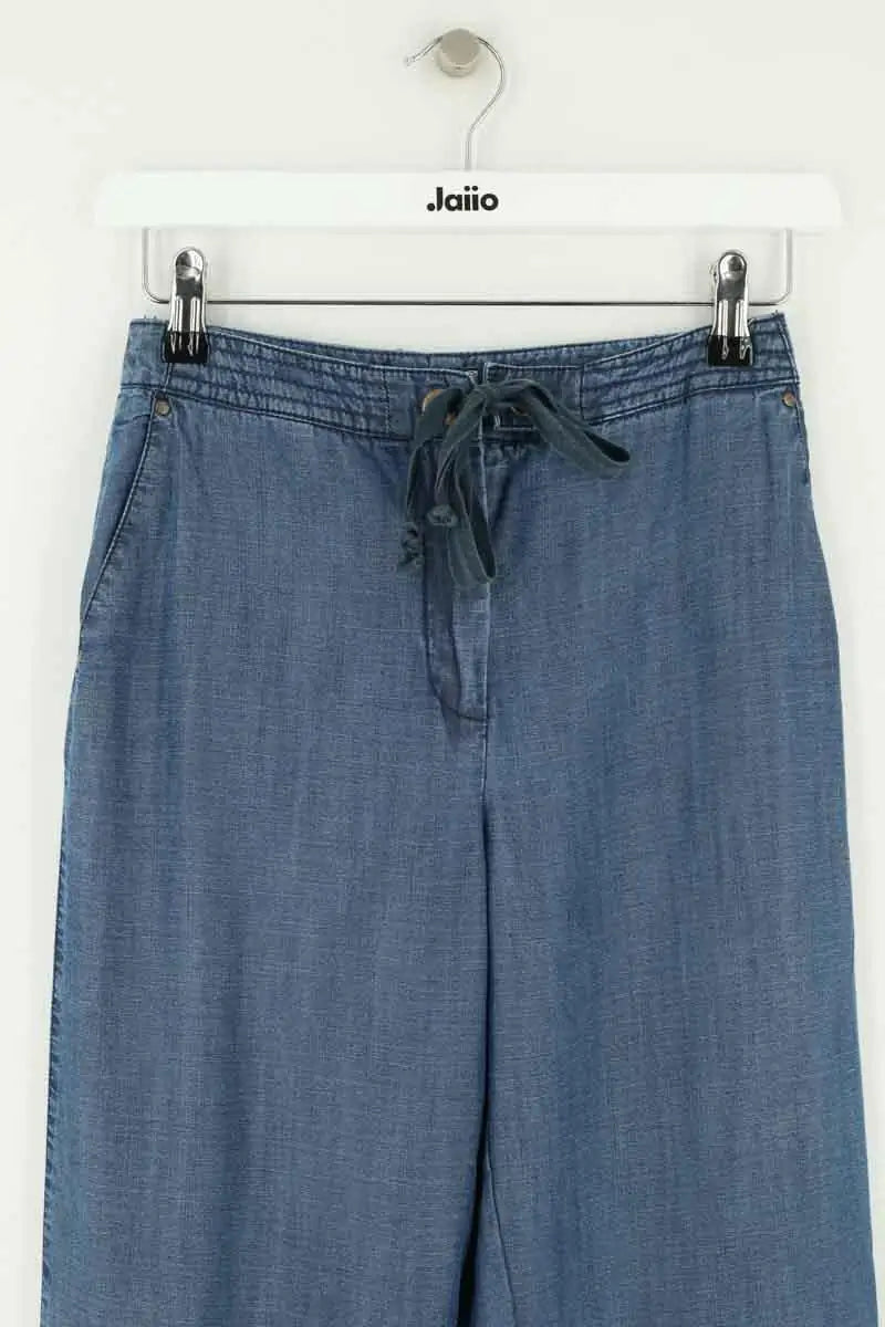 Pantalon droit Gerard Darel Bleu en Viscose