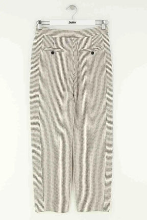 Pantalon droit Gerard Darel Ecru en Viscose