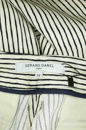 Pantalon droit Gerard Darel Ecru en Viscose