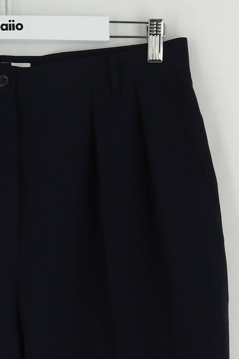 Pantalon droit Gerard Darel Marine en Polyester