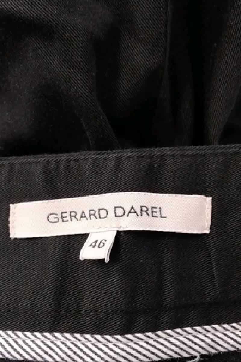 Pantalon droit Gerard Darel Noir en Coton