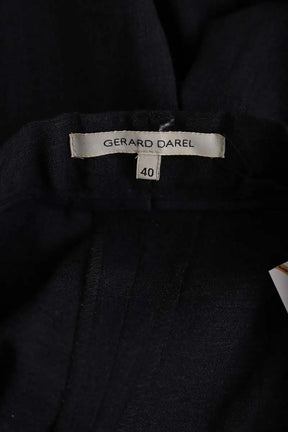 Pantalon droit Gerard Darel Noir en Laine