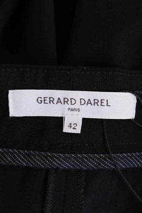 Pantalon droit Gerard Darel Noir en Laine