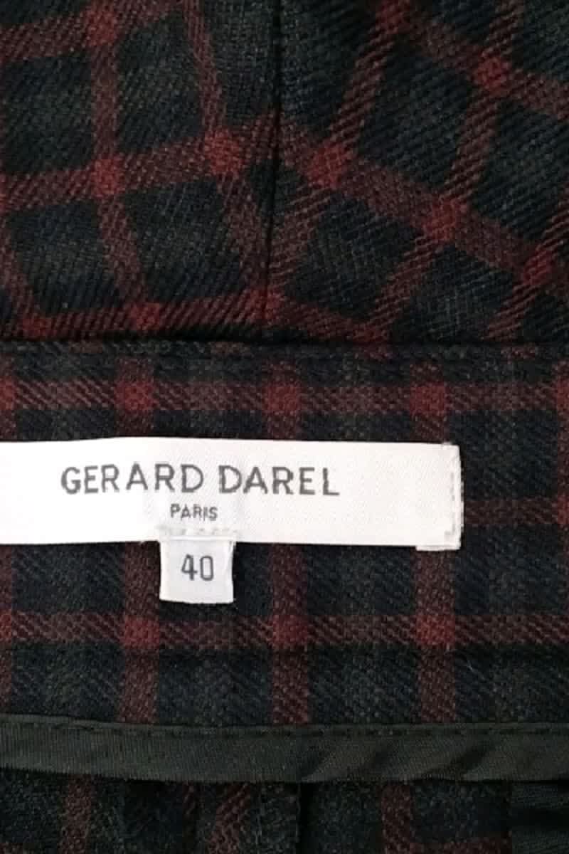 Pantalon droit Gerard Darel Noir en Polyester