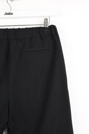 Pantalon droit Gerard Darel Noir en Polyester