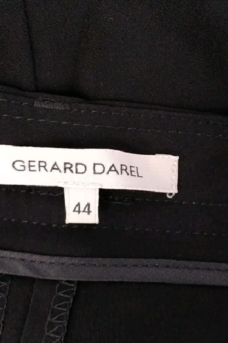 Pantalon droit Gerard Darel Noir en Polyester
