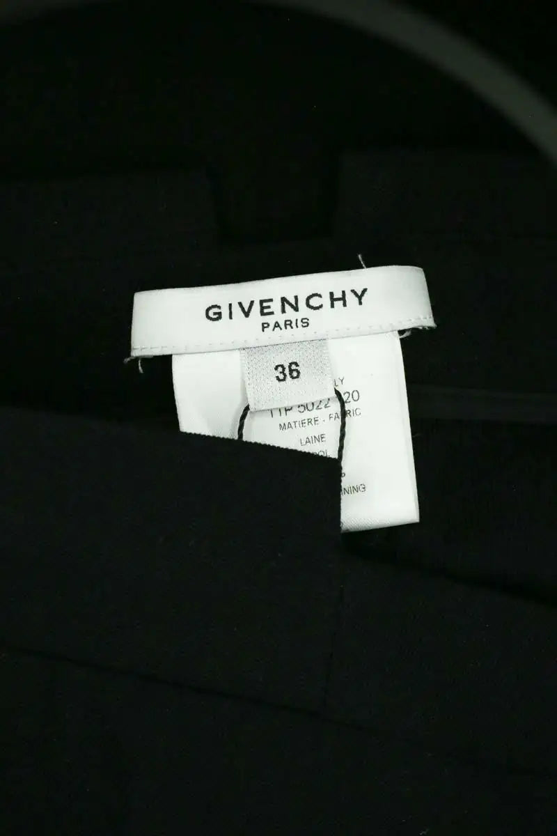 Pantalon droit Givenchy Noir en Laine