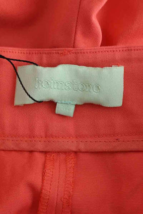 Pantalon droit Heimstone Orange en Coton